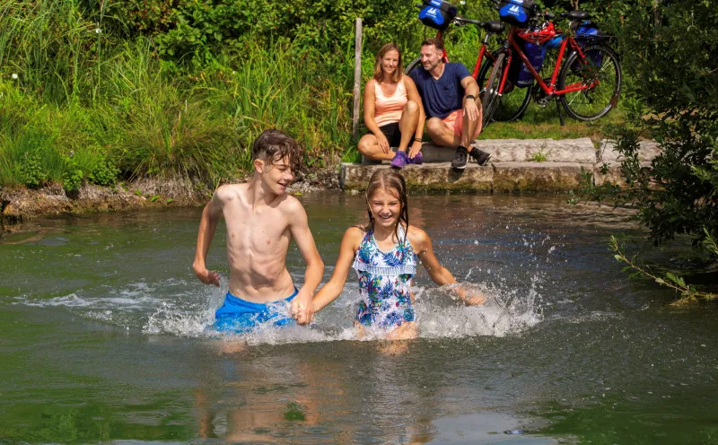 Pause baignade au Lac de Constance