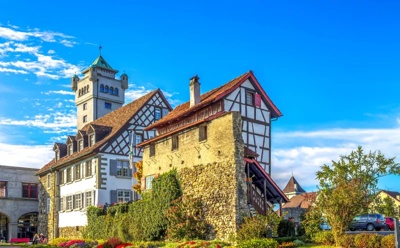 La pittoresque ville d'Arbon en Suisse