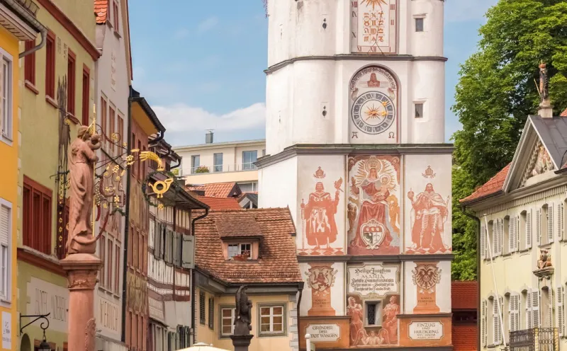 La pittoresque ville de Wangen en Allgäu