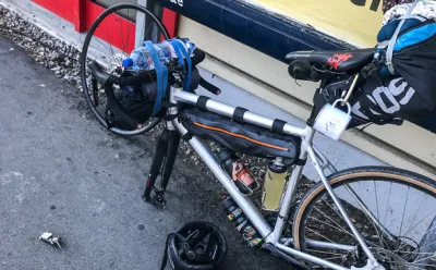 Pneu crevé à Friedrichshafen