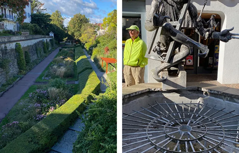 Jardins et fontaine de Kappedeschle à Radolfzell
