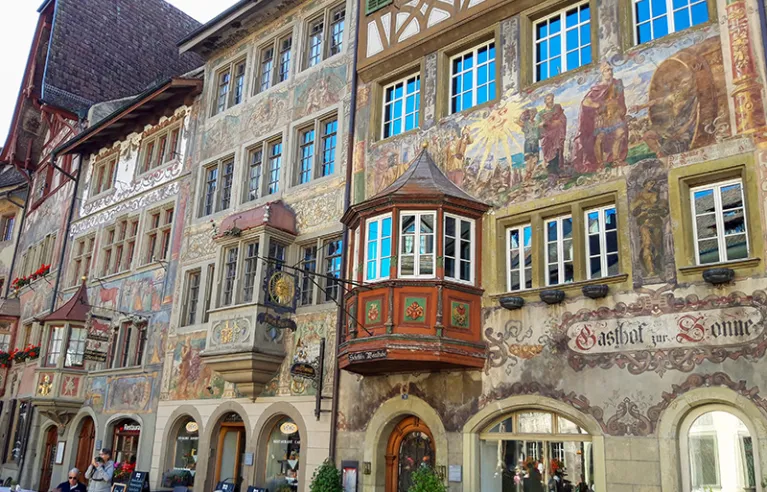 Façades de maisons à Stein am Rhein