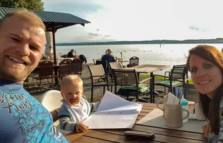 Avec toute la famille au lac de Constance