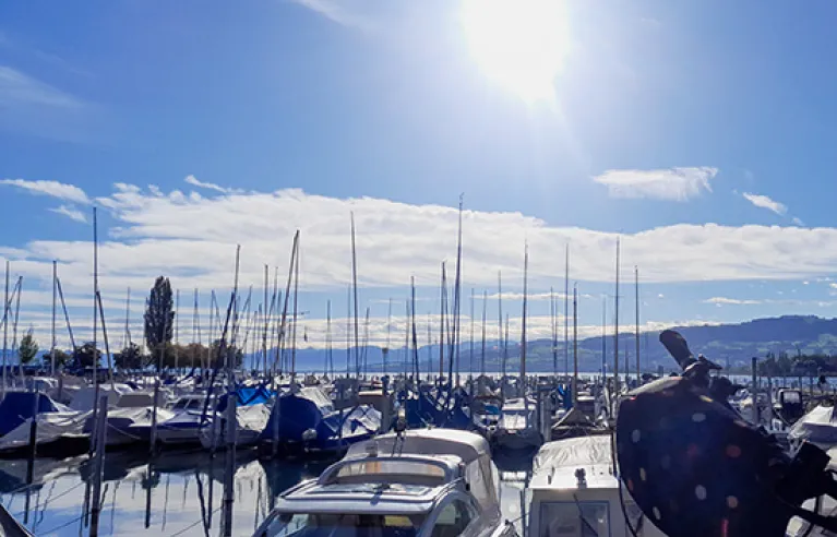 Repos au port d'Arbon