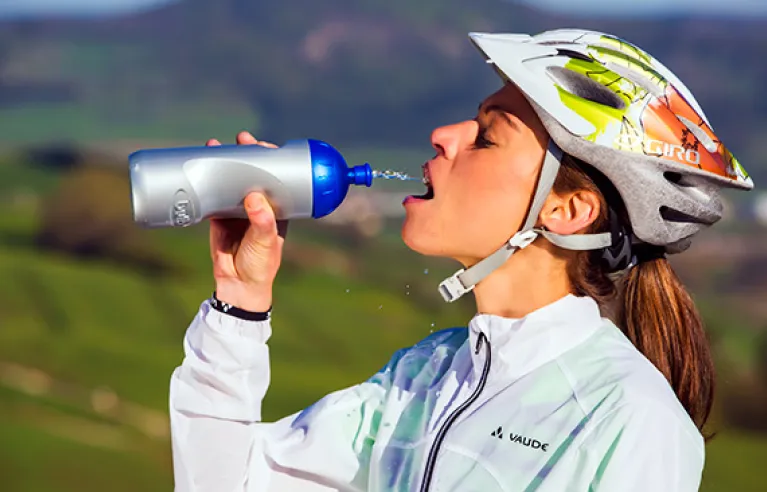 Désaltérant pour les cyclistes de course