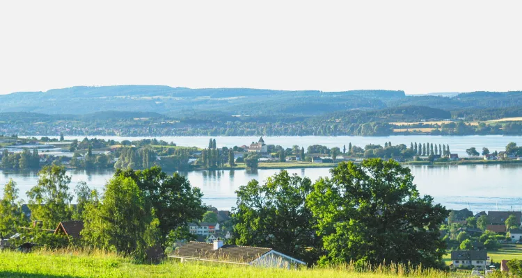 Vue sur l'île de Reichenau