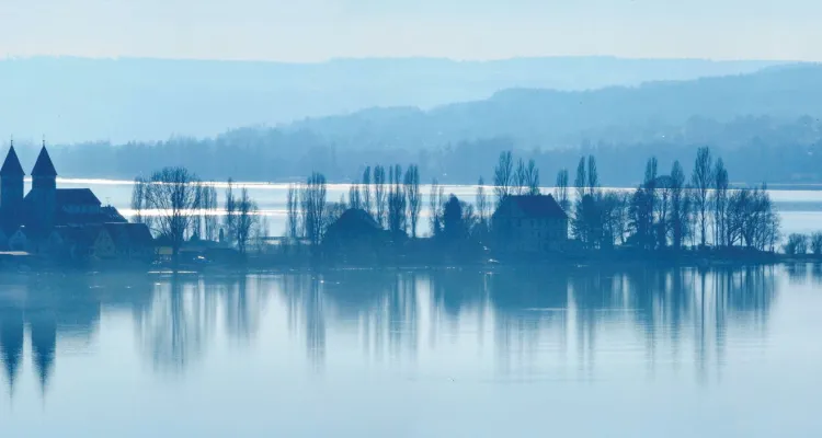 Vue de l'île de Reichenau