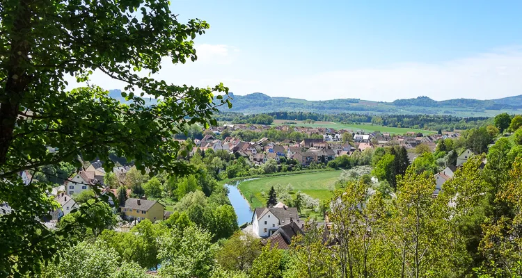 Vue panoramique sur Aach