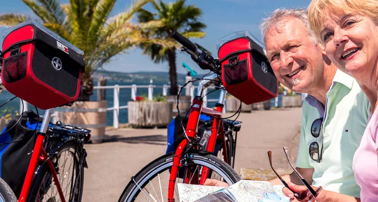 Les voyages vélo longs au lac de Constance